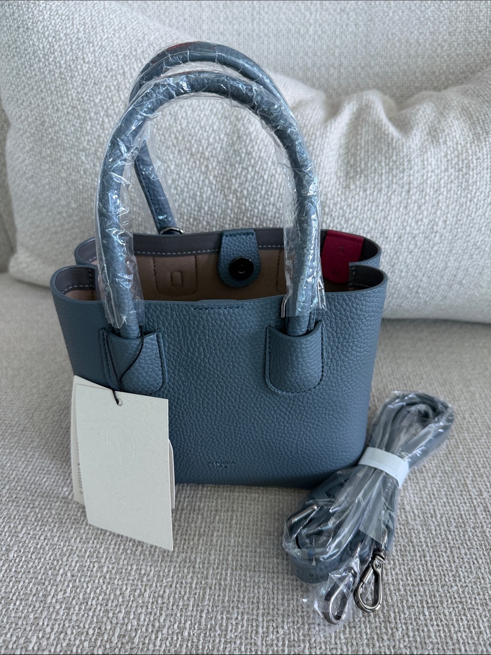 BNNW Angela Roi Cher Micro Bag Stone Blue Color
